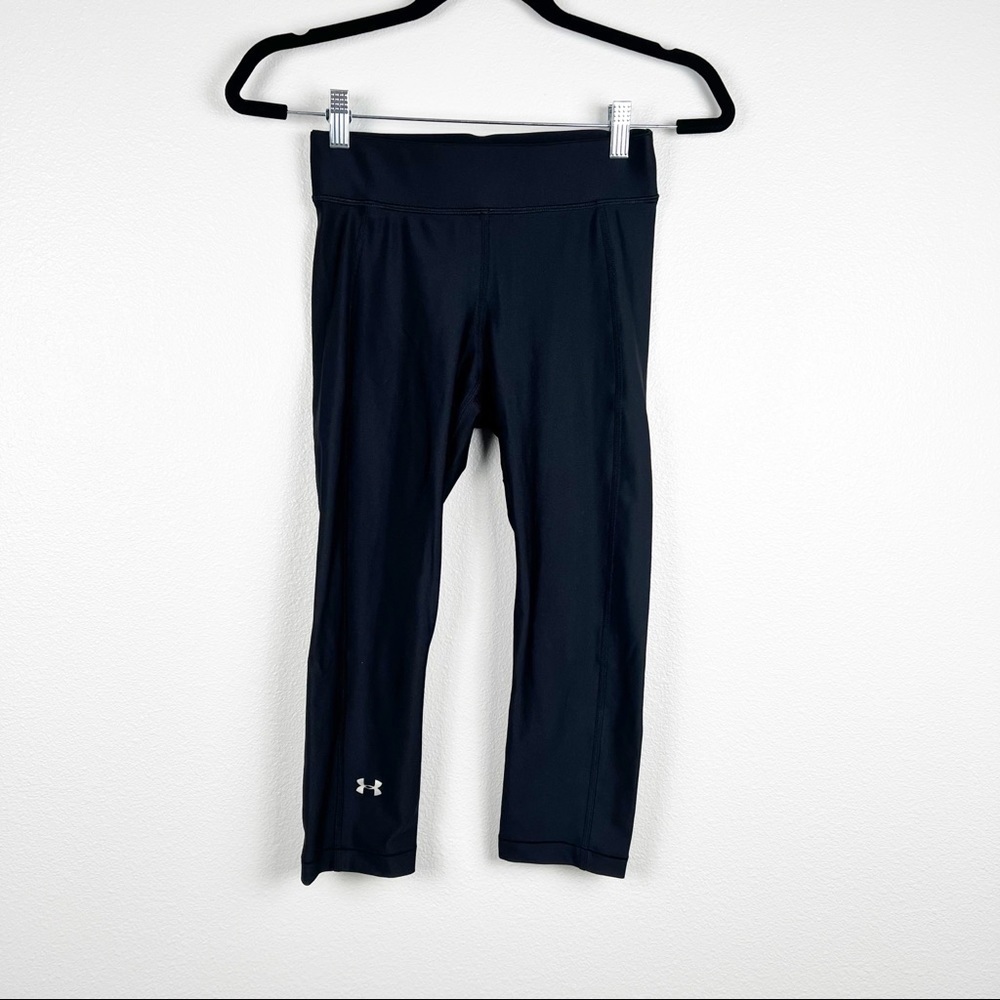 UNDER Armour Compression Athletic Leggings Black Sm